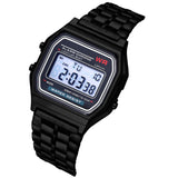 1980s digital watch Black nz