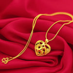 24k Gold Heart Pendant NC573 nz