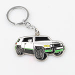 4x4 Car Keyring Grey nz