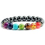 7 Chakra Hematite Bracelet nz