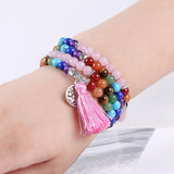 7 Chakra Mala Bracelet nz