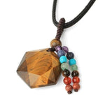 7 Chakra Tiger Eye Pendant nz