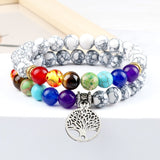 7 Chakra Tree Bracelet nz