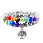 7 Chakra Tree Bracelet nz