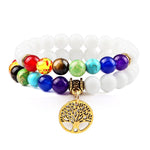 7 Chakra Tree of Life Bracelet nz