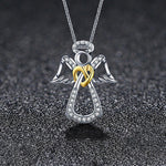 925 silver Angel pendant nz