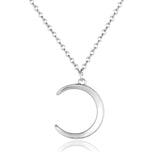 925 Silver moon necklace nz