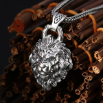 925 Sterling Silver Lion Pendant nz