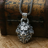 925 Sterling Silver Lion Pendant nz
