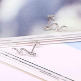 925 sterling silver snake earrings nz