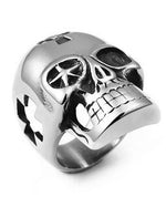 Ace of spades skull ring 52 mm nz