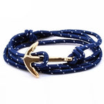 Adjustable anchor bracelet Blue nz