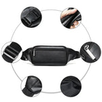 Adjustable Black bum bag nz