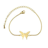 Adjustable butterfly bracelet Gold nz