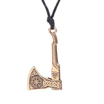 Aegishjalmur axe shaped necklace Bronze nz