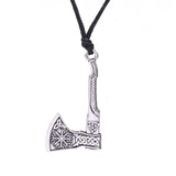 Aegishjalmur axe shaped necklace Silver nz
