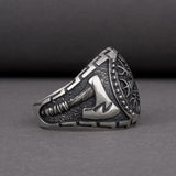 Aegishjalmur Viking Axe Ring 5 (49.32 mm) nz