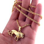 African lion necklace nz