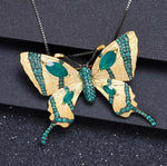 Agate butterfly necklace nz