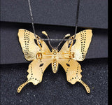 Agate butterfly necklace nz