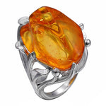 Amber stone ring nz