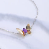 Amethyst Butterfly Bracelet nz