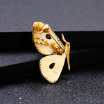 Amethyst butterfly gold necklace nz