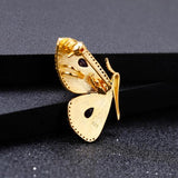Amethyst butterfly gold necklace nz