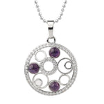 Amethyst circles necklace nz
