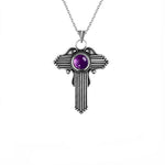 Amethyst cross necklace nz