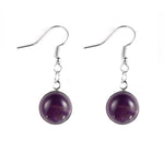 Amethyst drop earrings nz