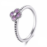 Amethyst flower silver ring 51.9 mm nz