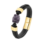 Amethyst leather bracelet nz