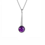 Amethyst long necklace nz