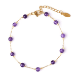 Amethyst Minimalist bracelet nz