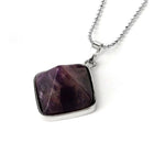 Amethyst pyramid necklace nz