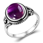 Amethyst ring in metal nz