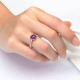 Amethyst ring rose gold nz