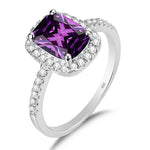 Amethyst ring sterling silver nz