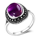 Amethyst ring violet tones nz