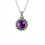 Amethyst sun necklace nz