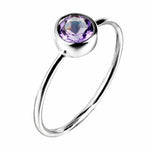 Amethyst thin ring nz