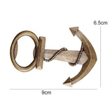 Anchor bottle opener keyring nz