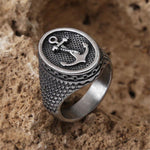 Anchor signet ring nz