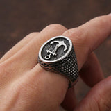Anchor signet ring nz