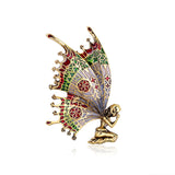Angel butterfly brooch Gold nz