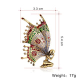 Angel butterfly brooch Gold nz