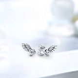 Angel earrings sterling silver 925 nz