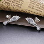 Angel wing earrings silver nz