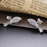 Angel wing earrings silver nz